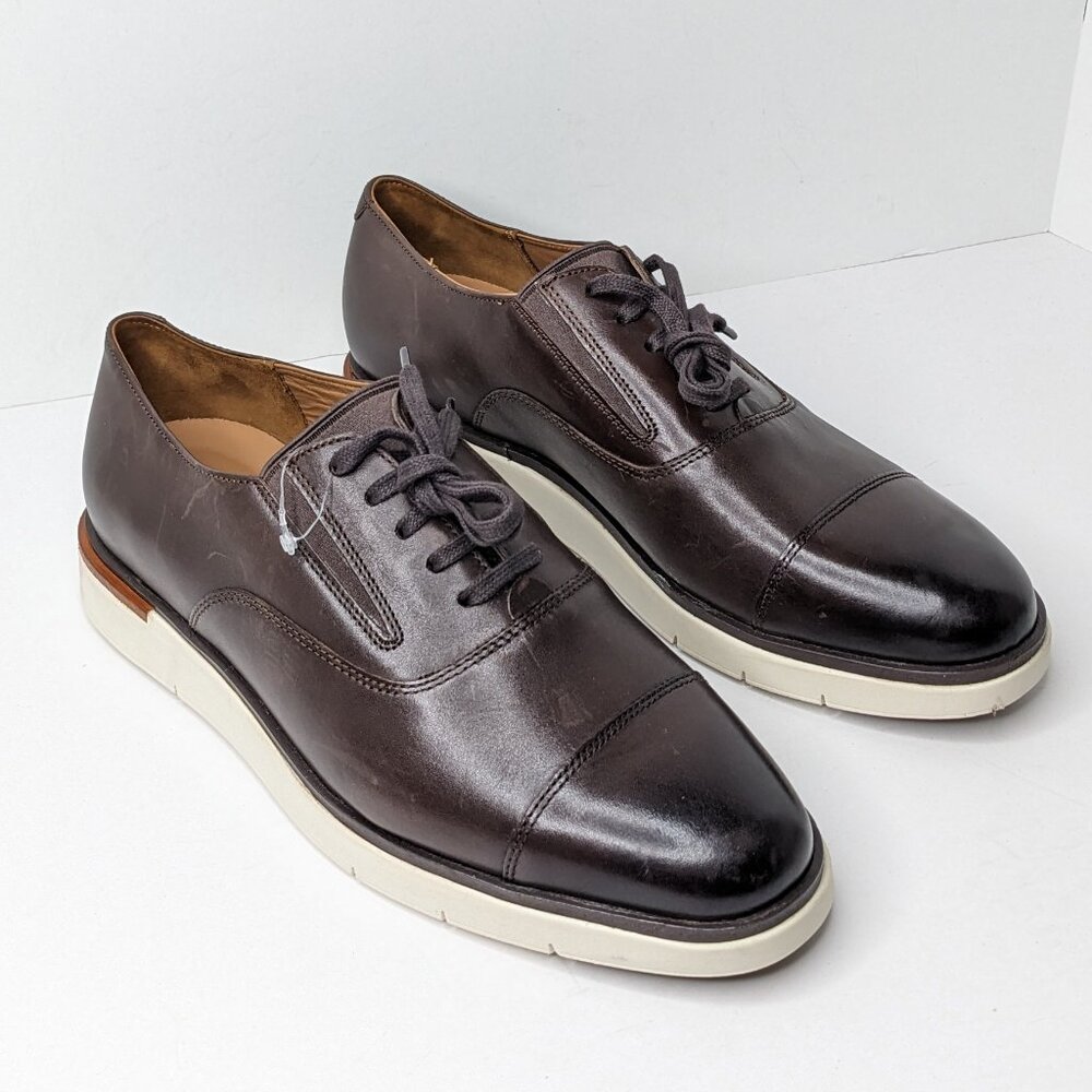 Allen Edmonds Carson Slip-On Oxfords, Brown Leather, Men's 9 M